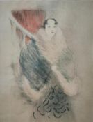 After Henri de Toulouse-Lautrec, a signed lithograph in colours titled 'Elsa la Viennoise'. Framed