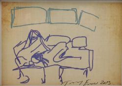 Tracey Emin CBE RA (b.1963), a signed and dated limited edition inkjet print in colours on wove from