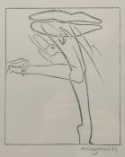 Allen Jones (b.1937), A signed and dated limited edition rubber stamp print on BFK Rives paper '
