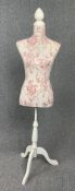 A vintage style mannequin on stand. H.148cm