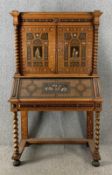 A North Italian bureau cabinet, second half of 19th century in the manner of Ferdinando Pogliani,
