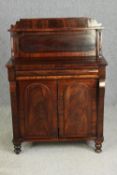 A Victorian mahogany chiffonier. H.127 W.89 D.57cm.