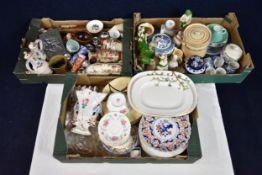 A miscellaneous collection of antique and later mixed china.