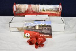 Tower Of London Ceramic Poppy By Paul Cummins. With certificate and original box.