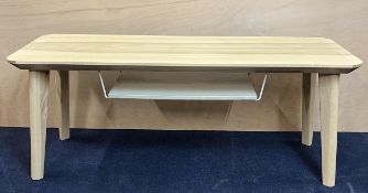 A retro styled IKEA coffee table. H.45 W.114 D.40cm