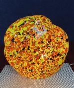 Murano by Venini, a Mimmo Rotella table lamp. H.34 W.36cm