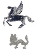 Two Swarovski annual edition figures, boxed. H.13 W.15cm