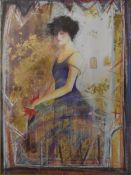 Janet Treby (b.1955), a framed and glazed screen print, 