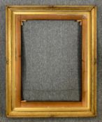 Picture frame, 19th century giltwood and gesso. H.108 W.87cm