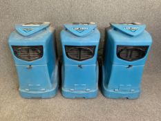 Three industrial dehumidifiers, DRI-EAZ LGR 1800, tested and working. H.86cm (each)