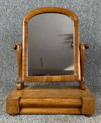 Dressing table mirror, Victorian mahogany. H.55cm