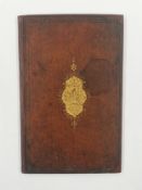 A leather bound copy of the daily almanac for an Ottoman Sultan, possibly Selmin III (1789-1807),