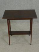 Side table, Edwardian mahogany. H.66 W.64 D.40cm.