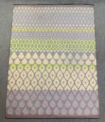 A Margo Selby flatweave carpet, suitable for both indoors and outdoors use due to it being made from