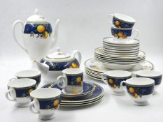 A Wedgwood tea and coffee service; Citrons. H.27cm (largest).