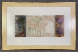 Starlie Sokol-Holne (b.1958), a framed and glazed mixed media mono print, signed with gallery