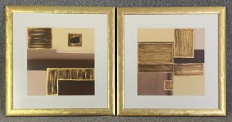 A pair of signed limited edition giclee prints by Linda Charles. Both entitled 'Natural Aspect.