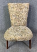 A mid century Parker Knoll side chair, model PK942. H.83 W.60 D.84cm