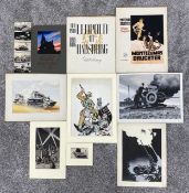 A collection of 1940's and later water and gouache paintings, and pen and ink drawings by Vivian