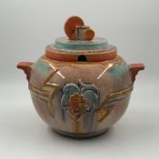 A Dumler and Breiden Art Deco style punch pot. H.29 Dia.29cm.