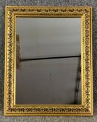 A contemporary gilt framed mirror. H.50 W.40cm