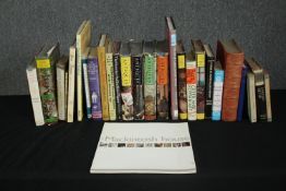 A miscellaneous collection of books on art and antiques. H.33 W.24cm. (largest).
