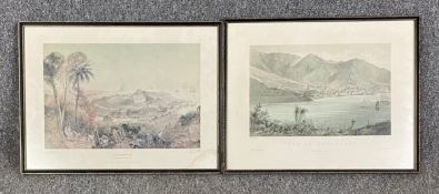 Two Framed and glazed lithographs after the originals. H.42 W.56cm (largest)