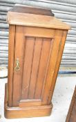 A 19th century walnut pot cupboard. H.73 W.38 D.35cm