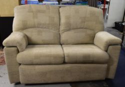 A G-Plan 2 seater sofa. H.150 W.99 D.53cm