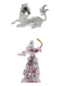Two annual edition Swarovski figures, boxed. H.9 W.14cm