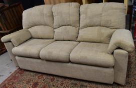 A G-Plan 3 seater sofa. H.92 W.225 D.98cm
