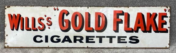 A large vintage hand painted Wills's 