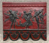 'Au Petit Louvre', a resin reproduction moulding from The Louvre museum in Paris. Maker's stamp to