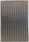 A contemporary op-art style hand tufted wool Elgin rug by Margo Selby. L.240 W.167cm