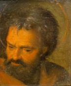 After Sebastian Bourdon (1616-1671), an 18th/19th century oil painting on oak panel, head of an