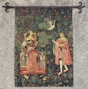 A French style needlework wall hanging tapestry, 