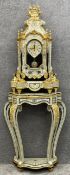A Louis XV style bracket or mantel clock with 8 day spring driven movement marked Franz Hermle in