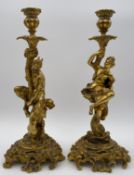 After Corneille Van Cleve (1645-1732), a pair of finely cast late 19th century French ormolu