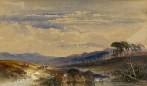 William Leighton Leitch (Scottish 1804-1883), a 19th century watercolour landscape titled '