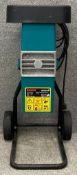 A Bosch branch shredder in working order. H.90 W.34 D.49cm.