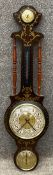 A 19th century style clock/barometer. H.81cm.