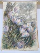 Aileen Eagleton (1902-1984), a signed watercolour on paper titled 'Flowers of the Field'.