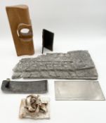Abstract studio sculptures: various mediums and subjects. W.42cm (largest).