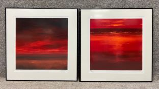 Rob Ford (British b.1974), two signed giclee prints, one an artist's proof titled 'Crimson Skies',