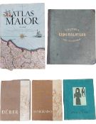 Colton's general atlas, the Atlas Maior and art reference books on Durer, Parmigianino and Lorenzo