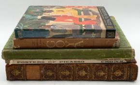 A collection of art and other books to include, The Complete Etchings of Goya, first edition with