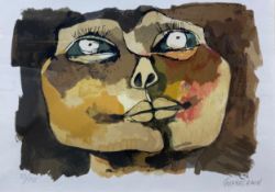 Oswaldo Guayasamin (1919-1999), a signed and limited edition contemporary lithograph titled '