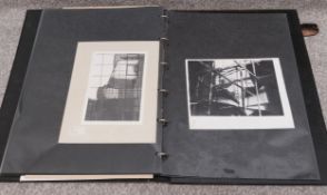 A ring-bound artist's portfolio of twenty-four photographs in plastic sleeves by Jocelyne Blair from
