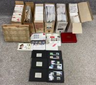 An extensive collection of British Philatelic Bureau first day covers and other stamps, many