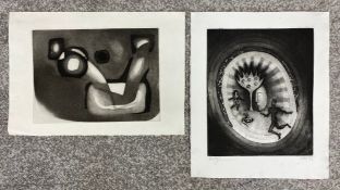 Natalie d'Arbeloff (b.1929), a signed artist's proof etching with aquatint titled 'The Garden of